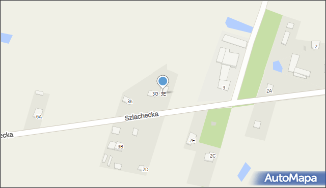 Parznice, Szlachecka, 161, mapa Parznice