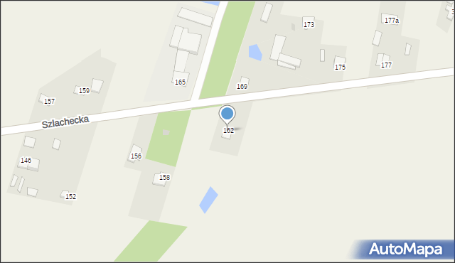 Parznice, Szlachecka, 162, mapa Parznice