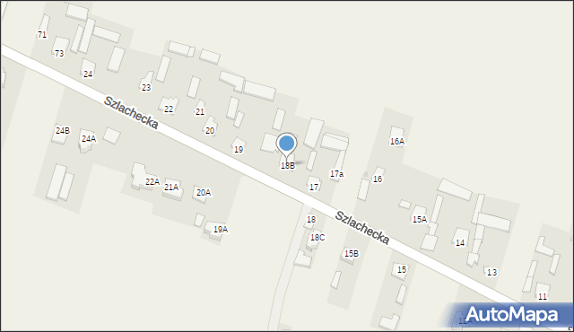 Parznice, Szlachecka, 91, mapa Parznice