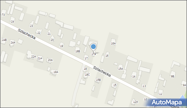 Parznice, Szlachecka, 93a, mapa Parznice