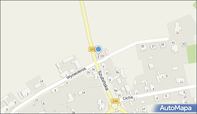 Paterek, Szubińska, 2, mapa Paterek