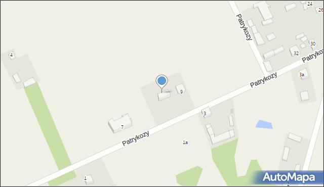 Patrykozy, Szkolna, 7a, mapa Patrykozy