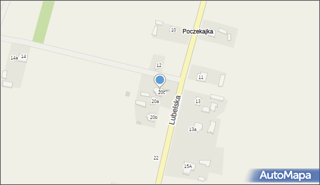 Pawłów, Szkolna, 20c, mapa Pawłów