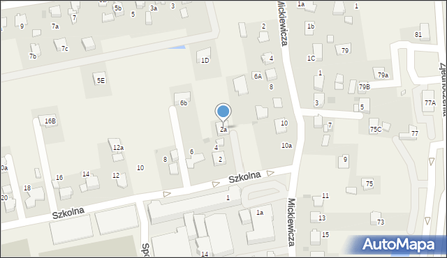 Pawłowice, Szkolna, 2a, mapa Pawłowice