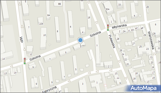 Piaseczno, Szkolna, 3, mapa Piaseczno