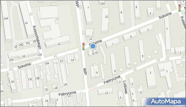 Piaseczno, Szkolna, 9, mapa Piaseczno
