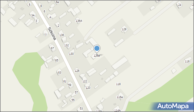 Piątnica Poduchowna, Szkolna, 128a, mapa Piątnica Poduchowna