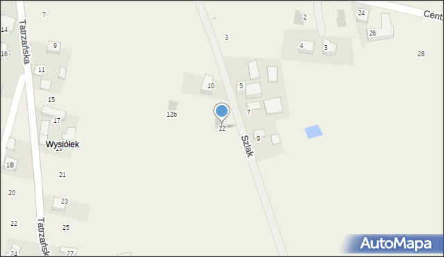 Pielgrzymowice, Szlak, 12, mapa Pielgrzymowice