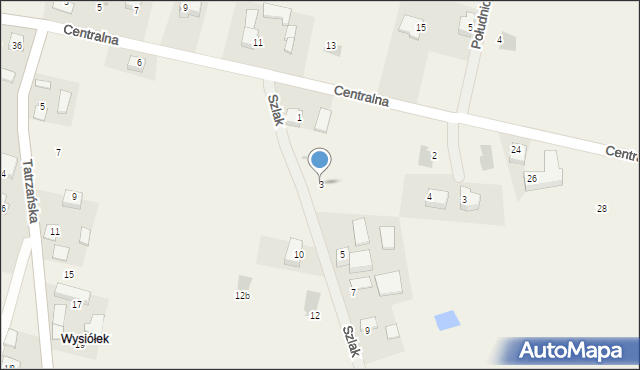 Pielgrzymowice, Szlak, 3, mapa Pielgrzymowice