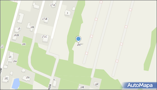 Pieńków, Szeroka, 10C, mapa Pieńków