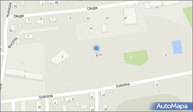 Pieńsk, Szkolna, 5, mapa Pieńsk