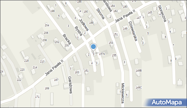 Pietrzykowice, Szklarniowa, 1, mapa Pietrzykowice