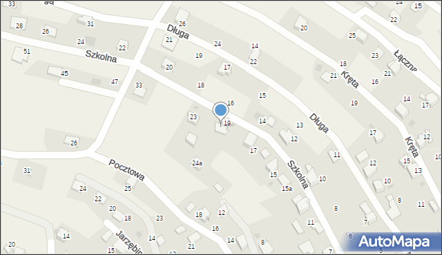 Pietrzykowice, Szkolna, 21, mapa Pietrzykowice