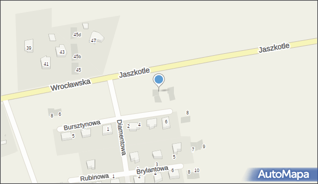 Pietrzykowice, Szmaragdowa, 5, mapa Pietrzykowice