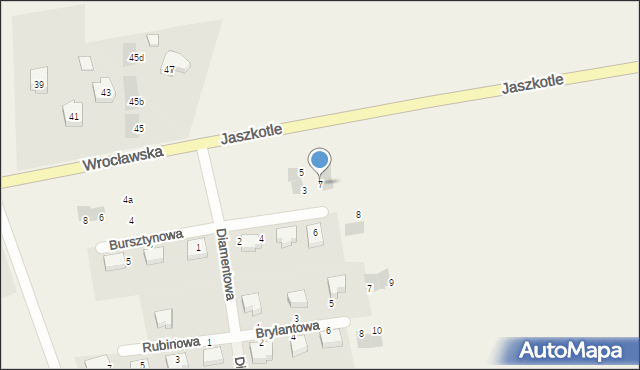 Pietrzykowice, Szmaragdowa, 7, mapa Pietrzykowice