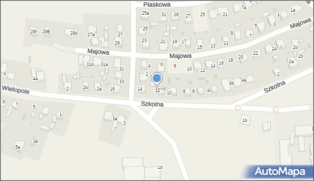Pilchowice, Szkolna, 12, mapa Pilchowice