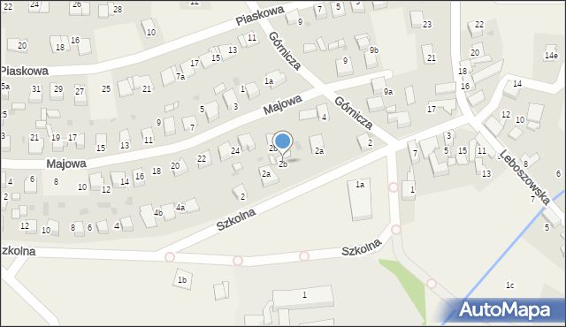 Pilchowice, Szkolna, 2b, mapa Pilchowice