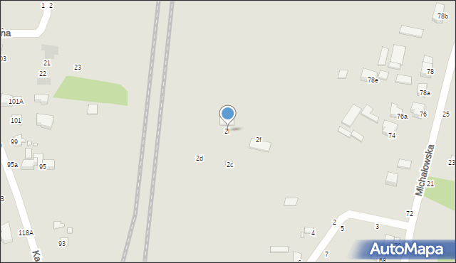 Piotrków Trybunalski, Szara, 2l, mapa Piotrków Trybunalski