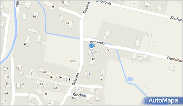 Pisarzowice, Szkolna, 17, mapa Pisarzowice