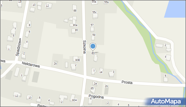 Pisarzowice, Szkolna, 63, mapa Pisarzowice