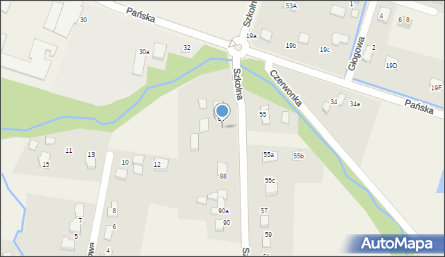 Pisarzowice, Szkolna, 86a, mapa Pisarzowice