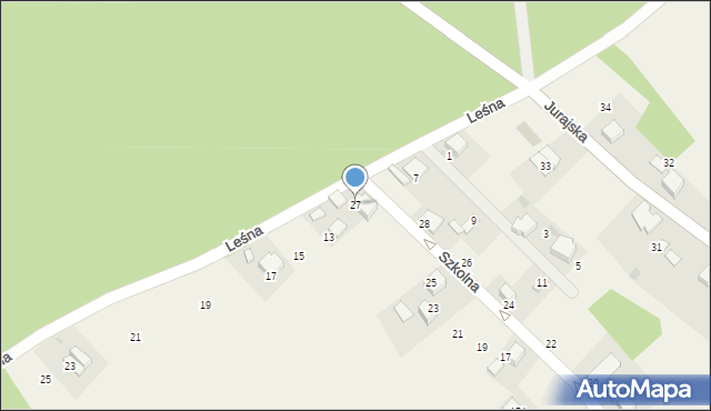 Płoki, Szkolna, 27, mapa Płoki