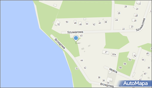 Pluski, Szuwarowa, 45, mapa Pluski