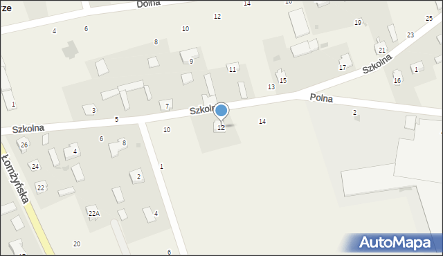Podgórze, Szkolna, 12, mapa Podgórze