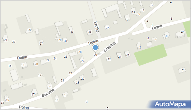 Podgórze, Szkolna, 29, mapa Podgórze