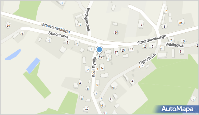 Pogódki, Szturmowskiego Piotra, 17a, mapa Pogódki