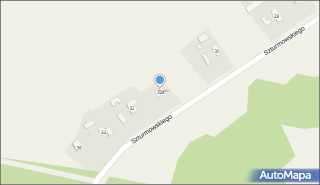 Pogódki, Szturmowskiego Piotra, 32a, mapa Pogódki