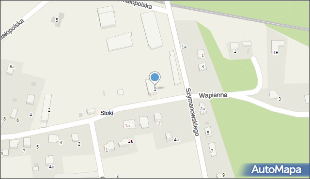 Pogorzyce, Szymanowskiego Karola, 2, mapa Pogorzyce