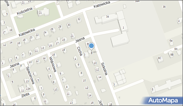 Pogwizdów, Szkolna, 8, mapa Pogwizdów