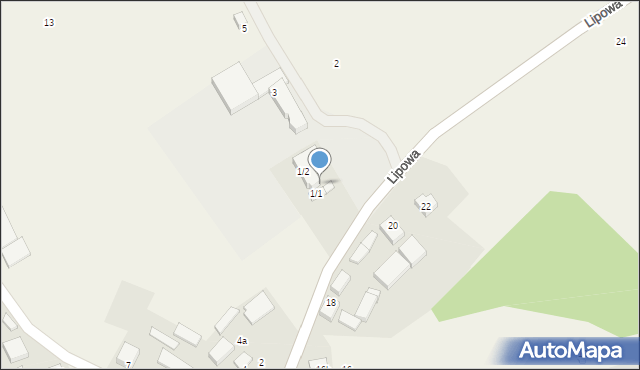 Półczno, Szkolna, 1/2, mapa Półczno