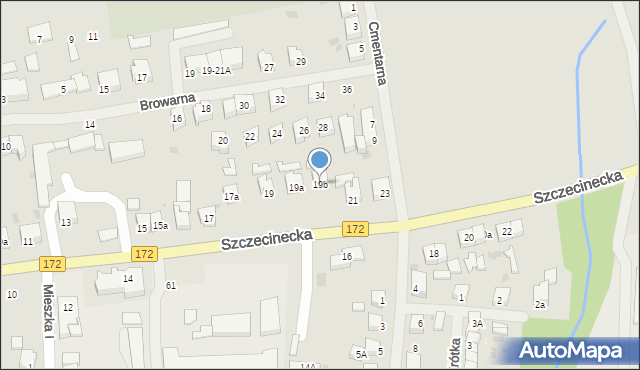 Połczyn-Zdrój, Szczecinecka, 19b, mapa Połczyn-Zdrój