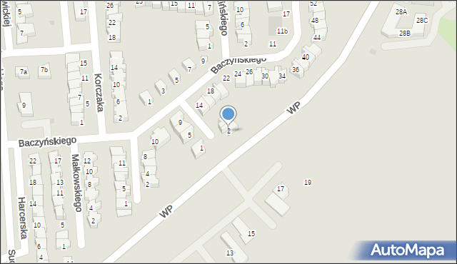 Polkowice, Szarych Szeregów, 2, mapa Polkowice