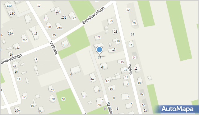 Pomiechówek, Szafirowa, 18, mapa Pomiechówek
