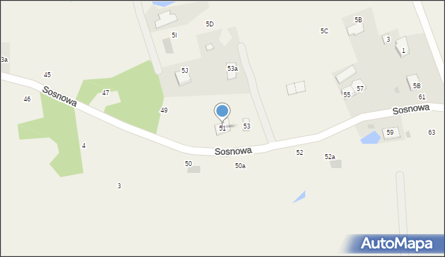 Pomlewo, Szkolna, 51, mapa Pomlewo