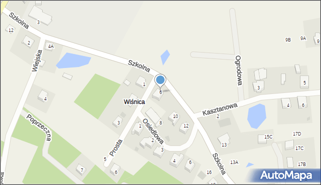 Pomlewo, Szkolna, 6, mapa Pomlewo