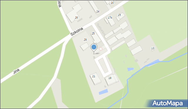 Poniatowa, Szkolna, 23, mapa Poniatowa