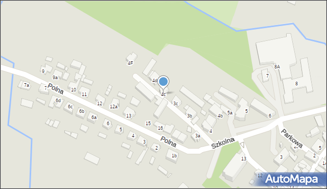 Poniec, Szkolna, 4c, mapa Poniec