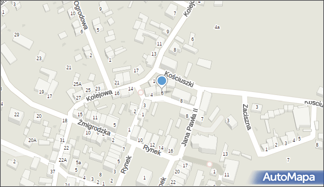 Prusice, Szkolna, 6, mapa Prusice