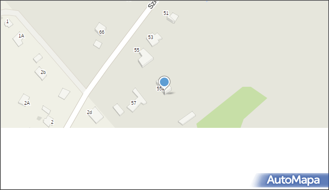 Pruszcz, Szkolna, 55b, mapa Pruszcz