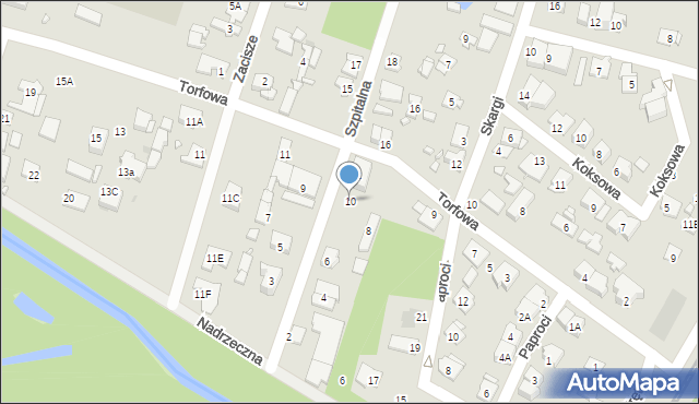 Pruszków, Szpitalna, 10, mapa Pruszków