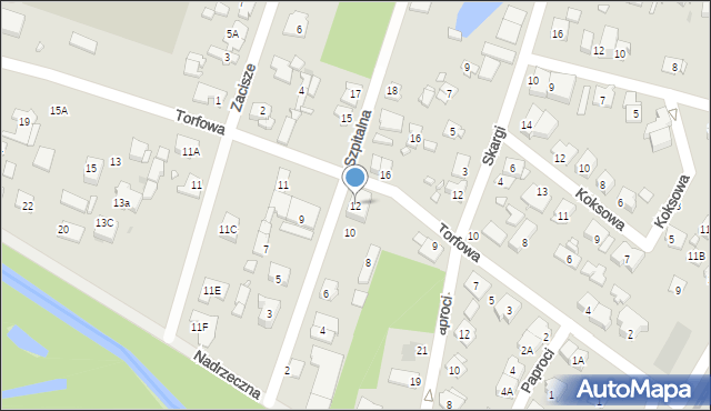 Pruszków, Szpitalna, 12, mapa Pruszków