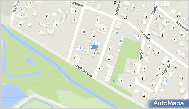 Pruszków, Szpitalna, 3, mapa Pruszków