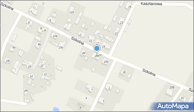 Przechlewo, Szkolna, 16d, mapa Przechlewo