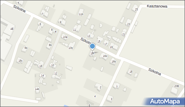 Przechlewo, Szkolna, 16f, mapa Przechlewo