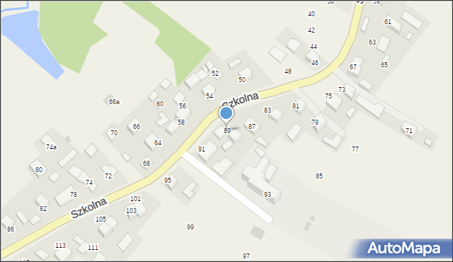 Przeciszów, Szkolna, 89, mapa Przeciszów