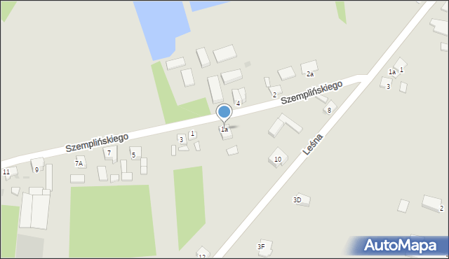 Przedecz, Szemplińskiego Leona, 1a, mapa Przedecz